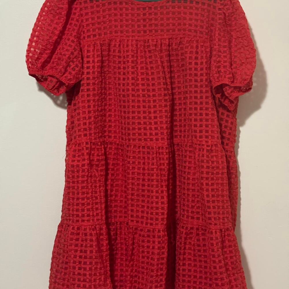 Darling Nest Organza Tiered Mini Dress from Sugarlips, Size 2X